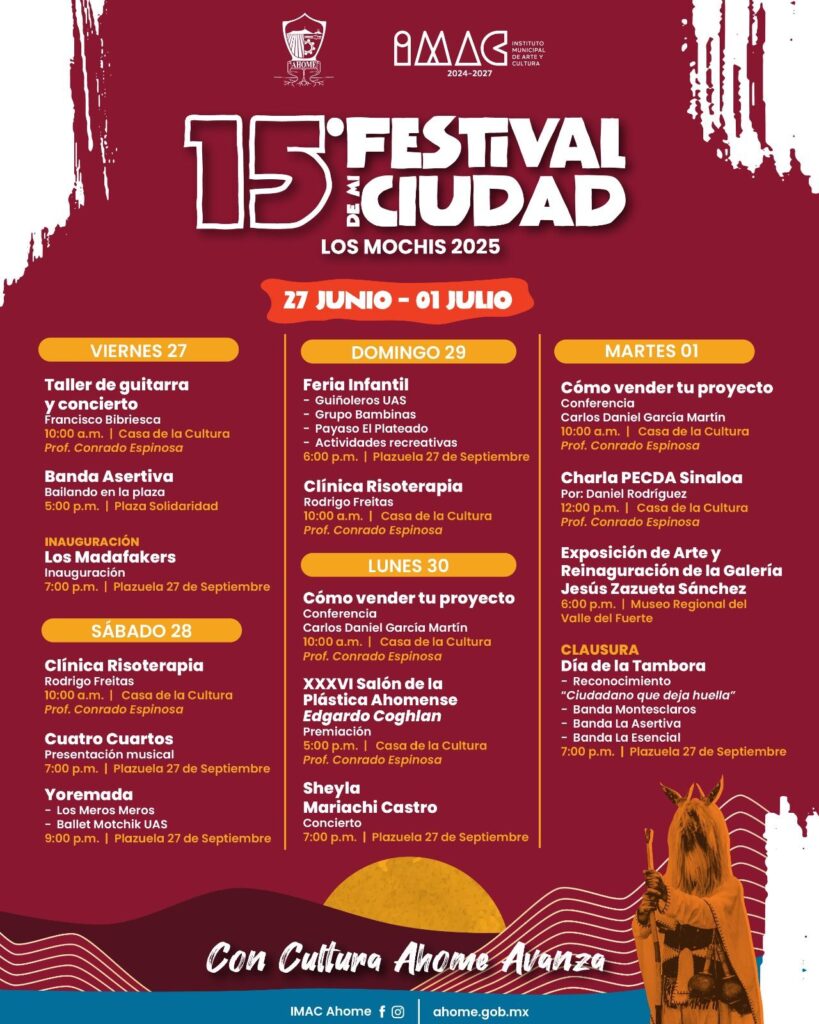 506978214_1037133001940091_7795564312516861874_n-819x1024 Anuncian Festival de Mi Ciudad para celebrar el 122 aniversario de Los Mochis