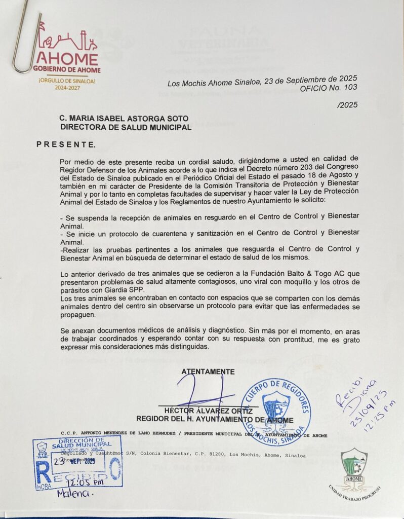 554095362_1102941421948768_2721858189646309058_n-798x1024 Un Llamado a la Acción de Héctor Álvarez: Frena Ingresos y Pide Sanitización en el CCBA Tras Muerte de Dos Cachor